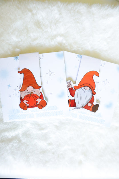 FALL GNOMES SET MAGNETIC BOOKMARK