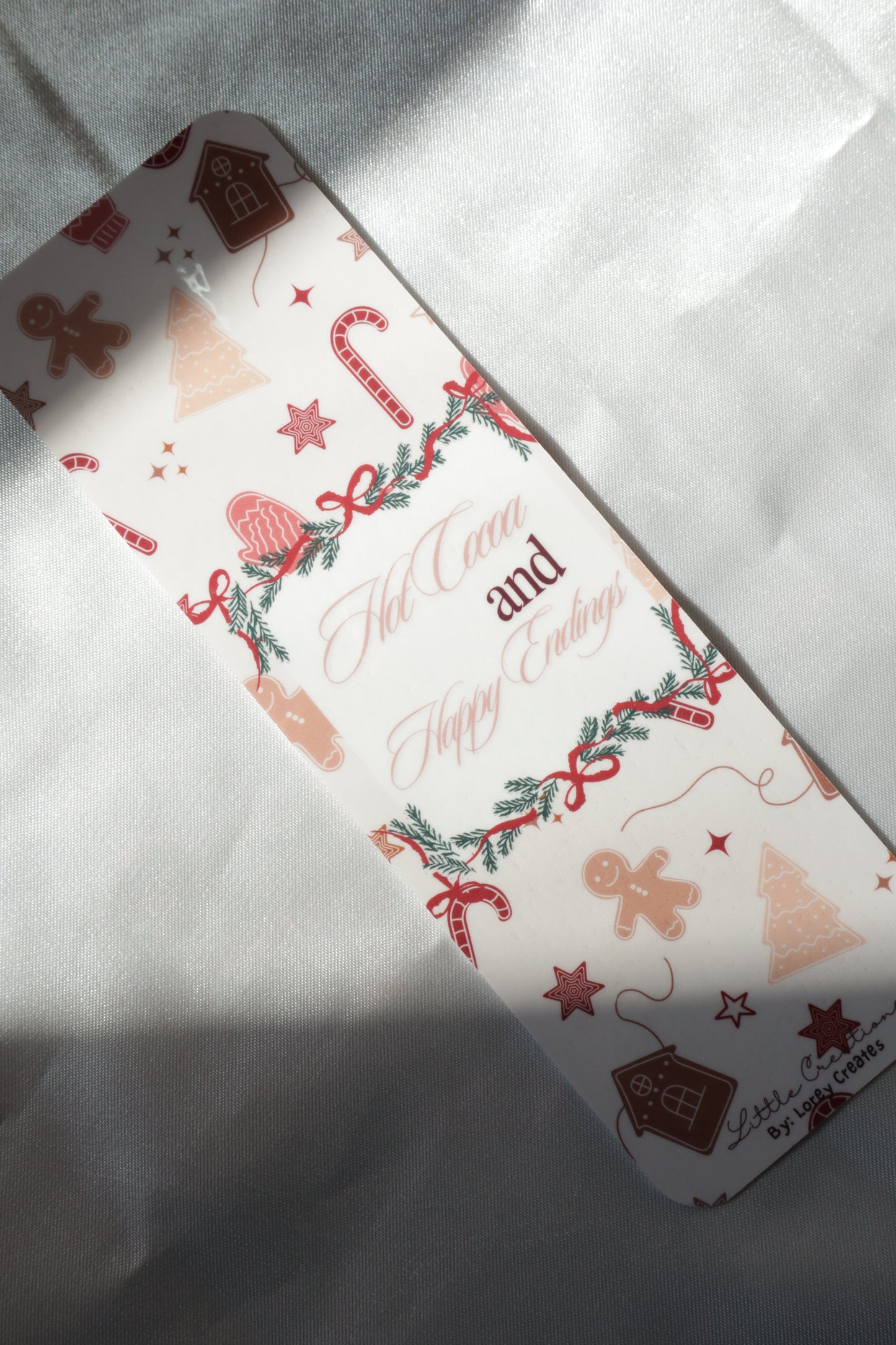 PINK CHRISTMAS BOOKMARKS