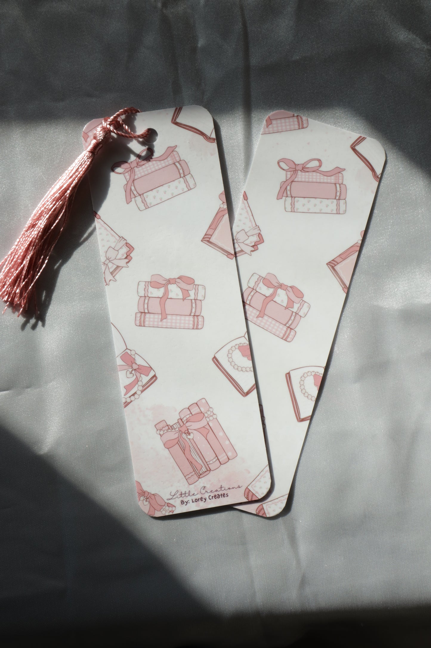 PINK CHRISTMAS BOOKMARKS