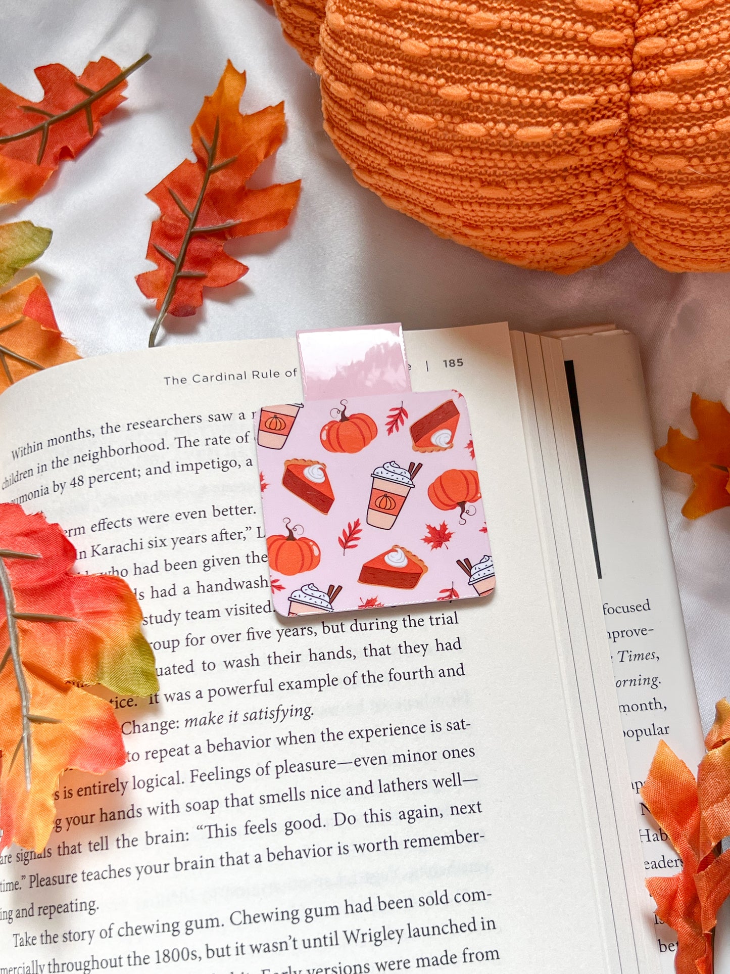 EVERYTHING PUMPKIN MAGNETIC BOOKMARK